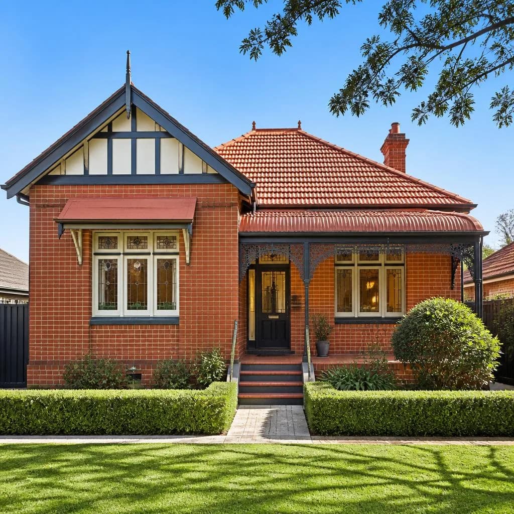 Old Federation-era brick home
