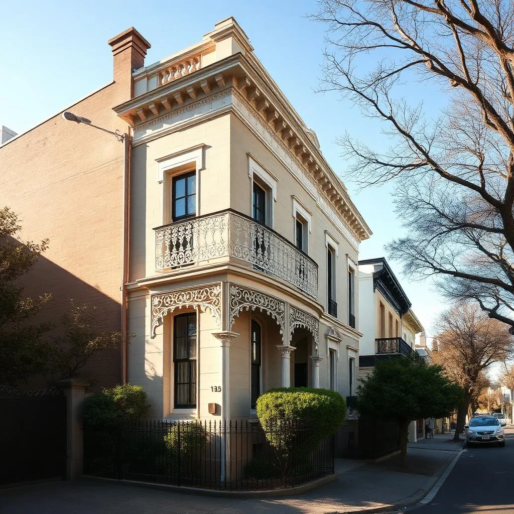 Neighbouring Sydney terrace documented in a pre-construction dilapidation report