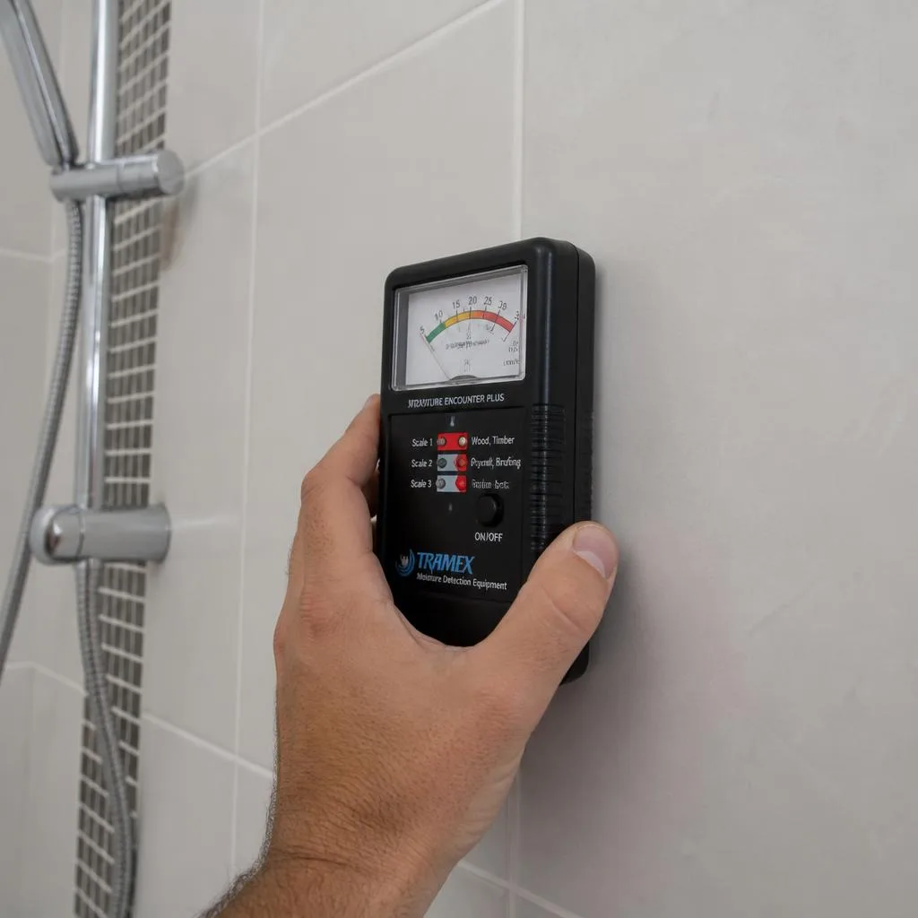 Wet area moisture testing